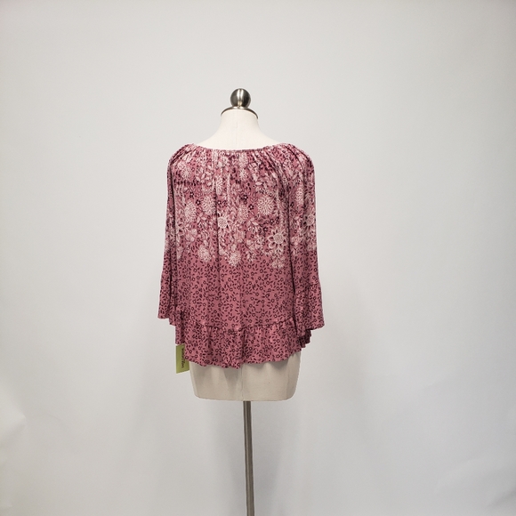 Style & co Boho Remix Off-the-Shoulder Blouse - Picture 4 of 4